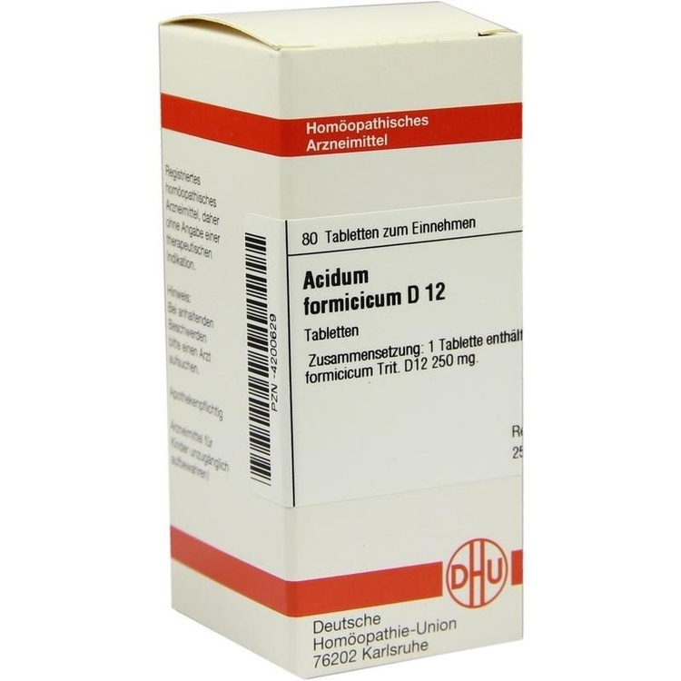 ACIDUM FORMICICUM D 12 Tabletten 80 St