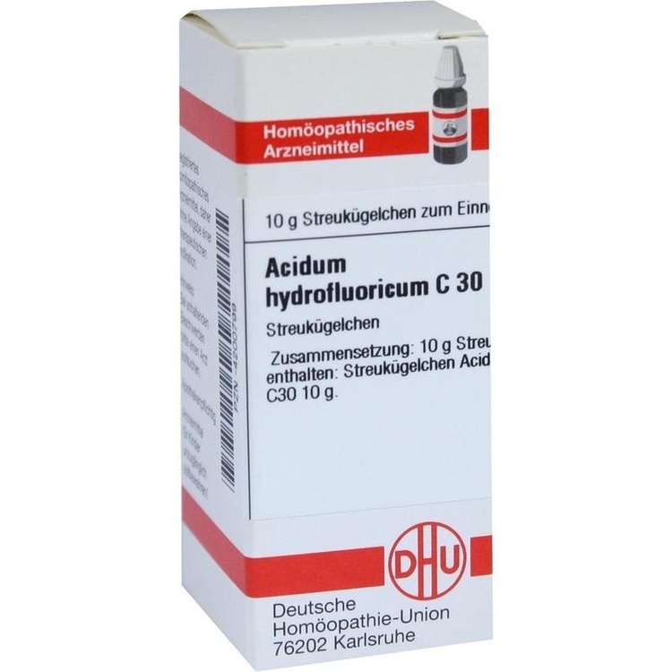 ACIDUM HYDROFLUORICUM C 30 Globuli 10 g