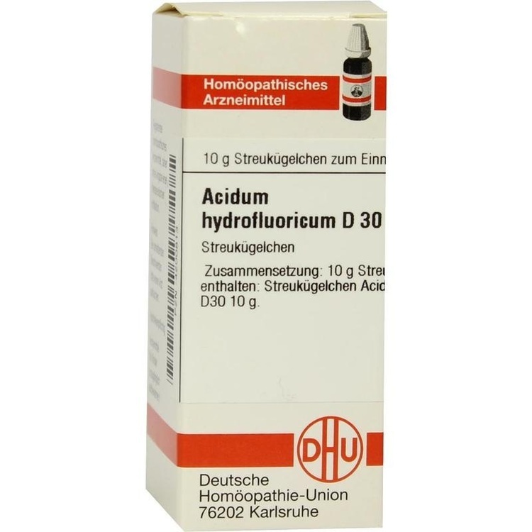 ACIDUM HYDROFLUORICUM D 30 Globuli 10 g