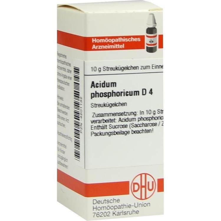 ACIDUM PHOSPHORICUM D 4 Globuli 10 g