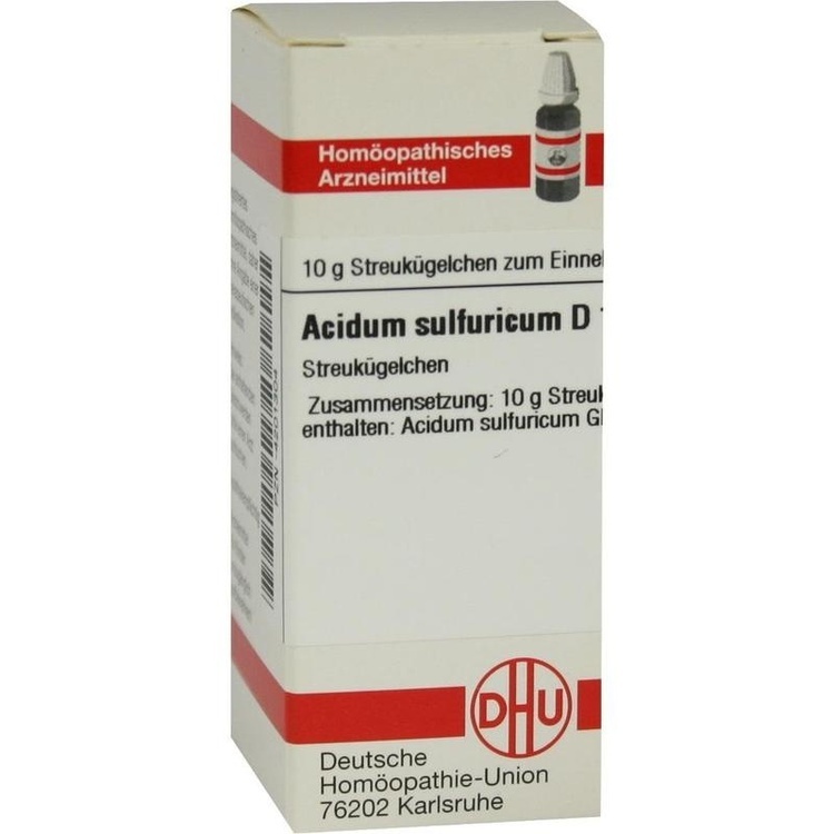 ACIDUM SULFURICUM D 10 Globuli 10 g