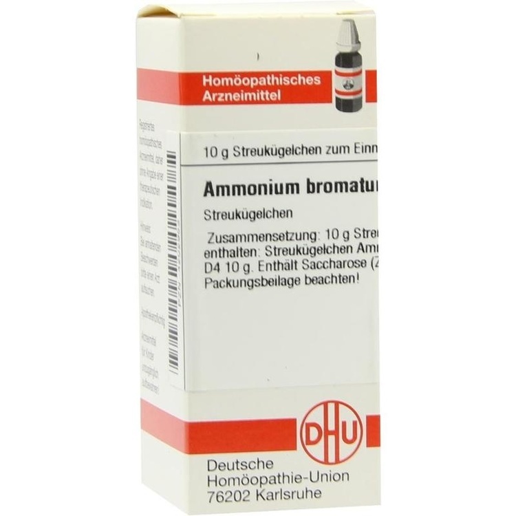 AMMONIUM BROMATUM D 4 Globuli 10 g