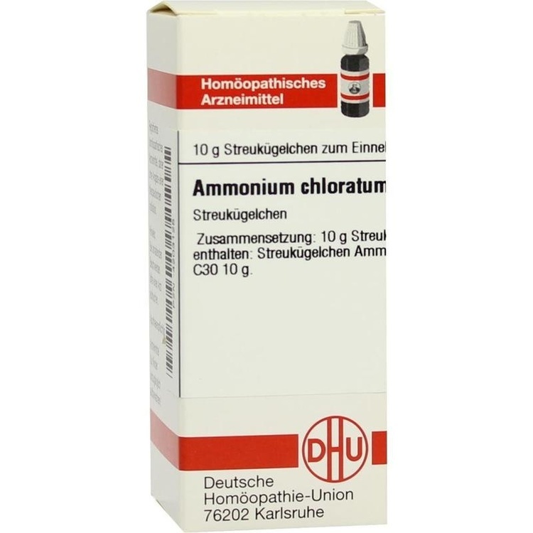 AMMONIUM CHLORATUM C 30 Globuli 10 g