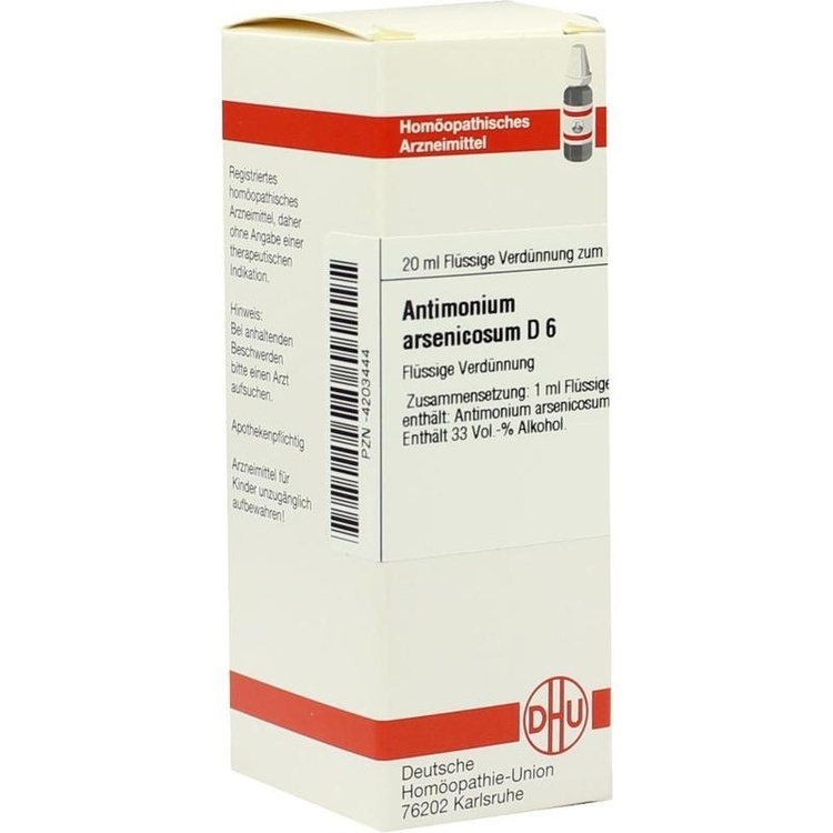 ANTIMONIUM ARSENICOSUM D 6 Dilution 20 ml