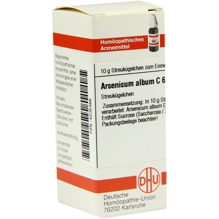 ARSENICUM ALBUM C 6 Globuli 10 g