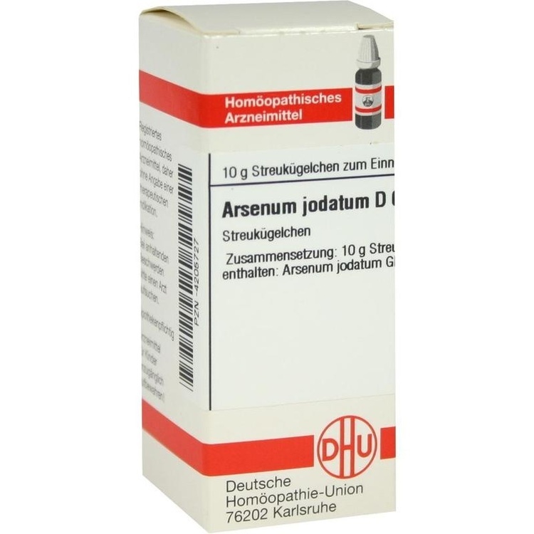 ARSENUM JODATUM D 6 Globuli 10 g