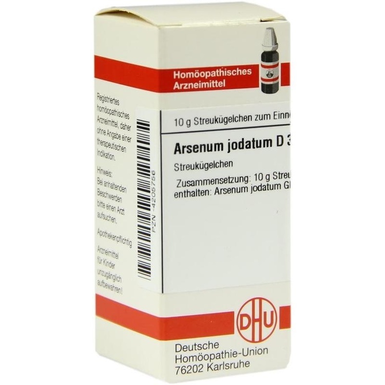 ARSENUM JODATUM D 30 Globuli 10 g