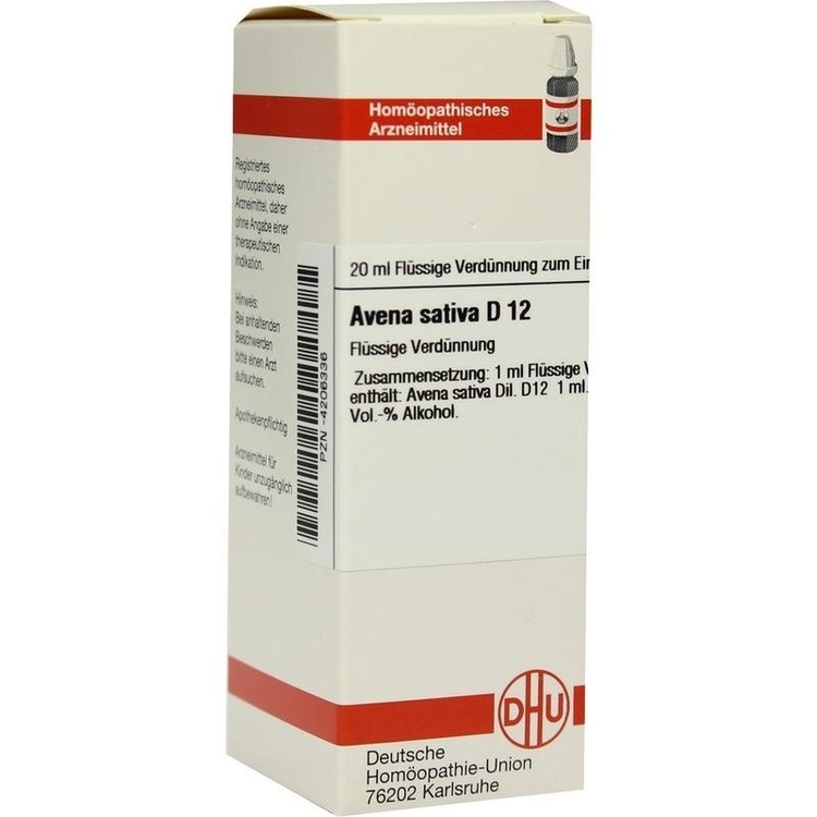 AVENA SATIVA D 12 Dilution 20 ml