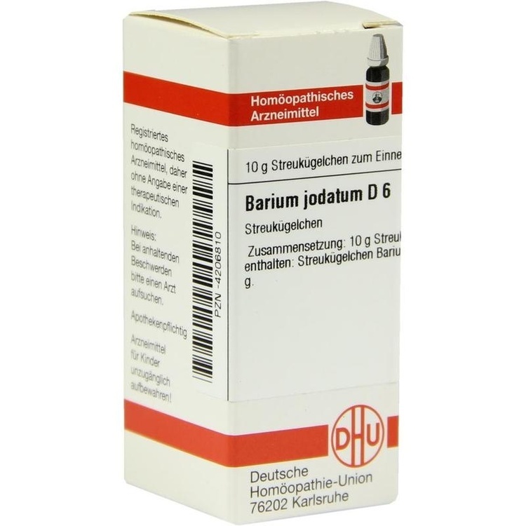 BARIUM JODATUM D 6 Globuli 10 g