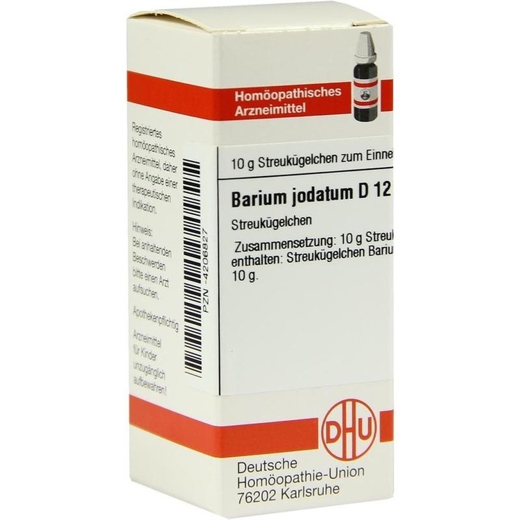 BARIUM JODATUM D 12 Globuli 10 g