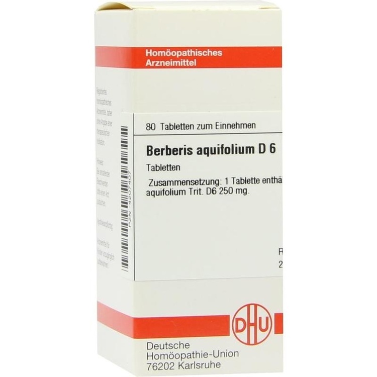 BERBERIS AQUIFOLIUM D 6 Tabletten 80 St