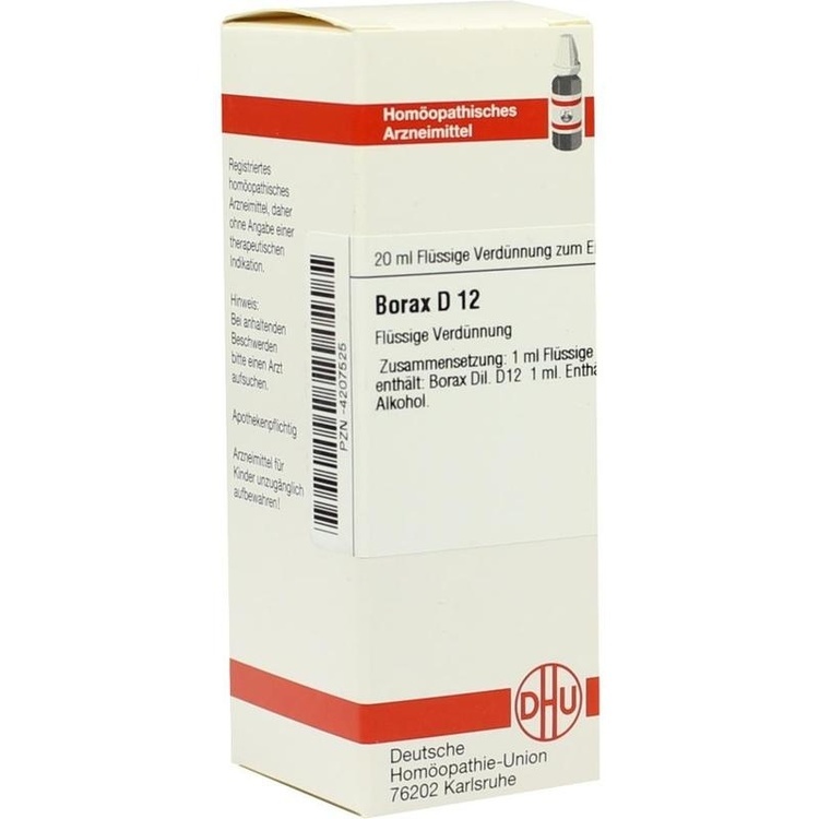 BORAX D 12 Dilution 20 ml