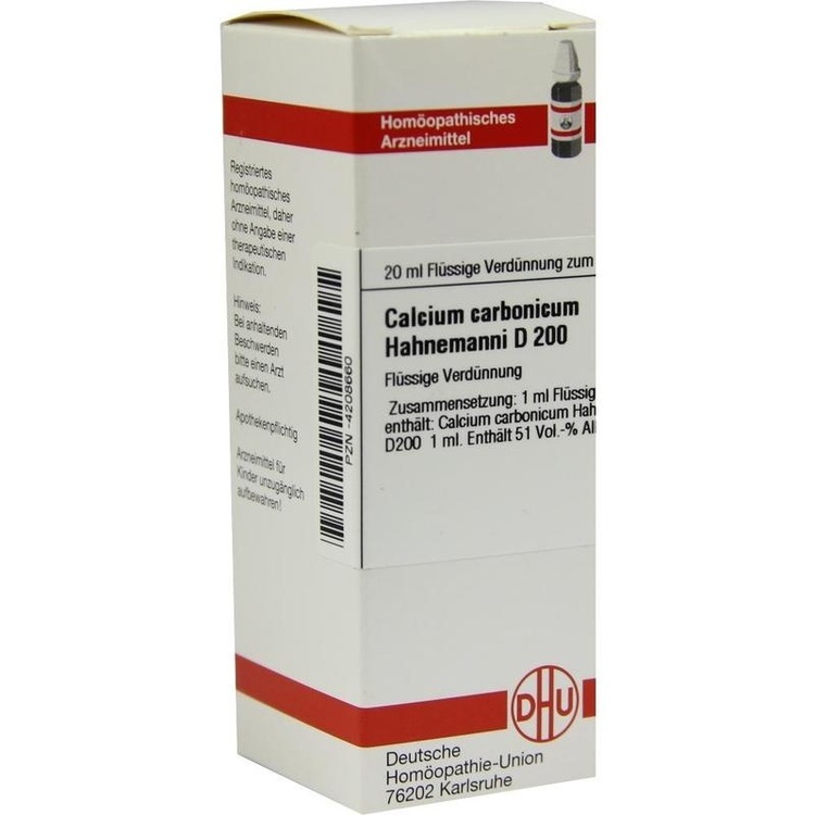 CALCIUM CARBONICUM Hahnemanni D 200 Dilution 20 ml