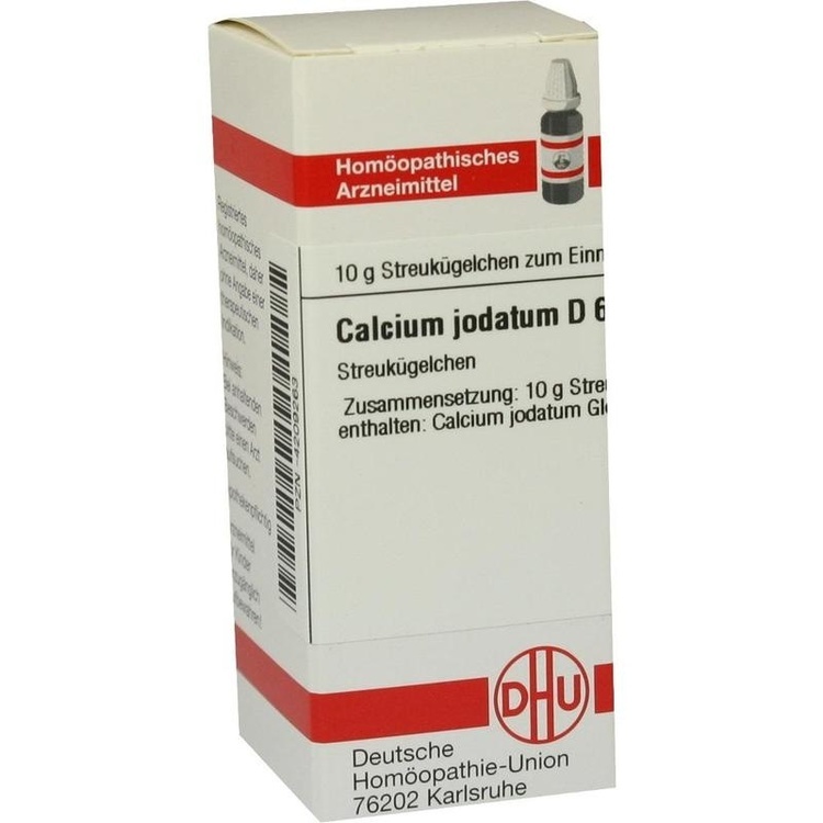 CALCIUM JODATUM D 6 Globuli 10 g