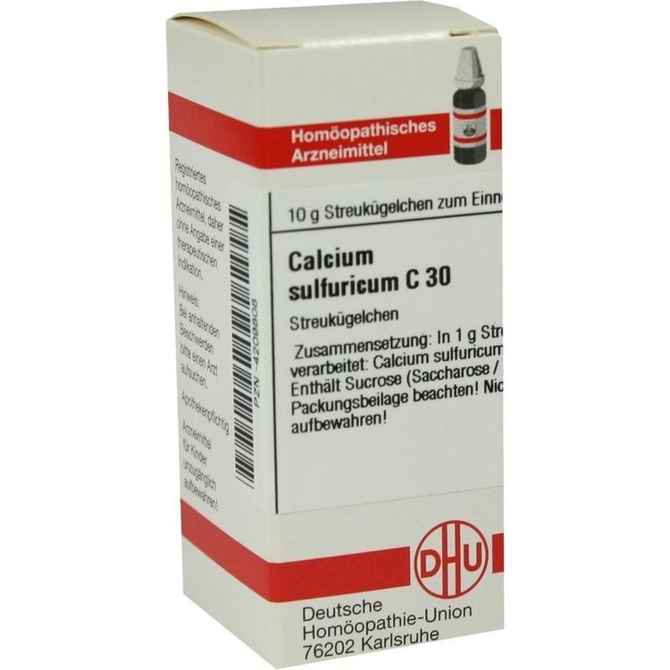 CALCIUM SULFURICUM C 30 Globuli 10 g