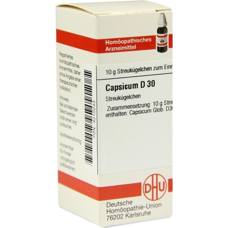 CAPSICUM D 30 Globuli 10 g