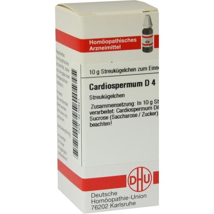 CARDIOSPERMUM D 4 Globuli 10 g