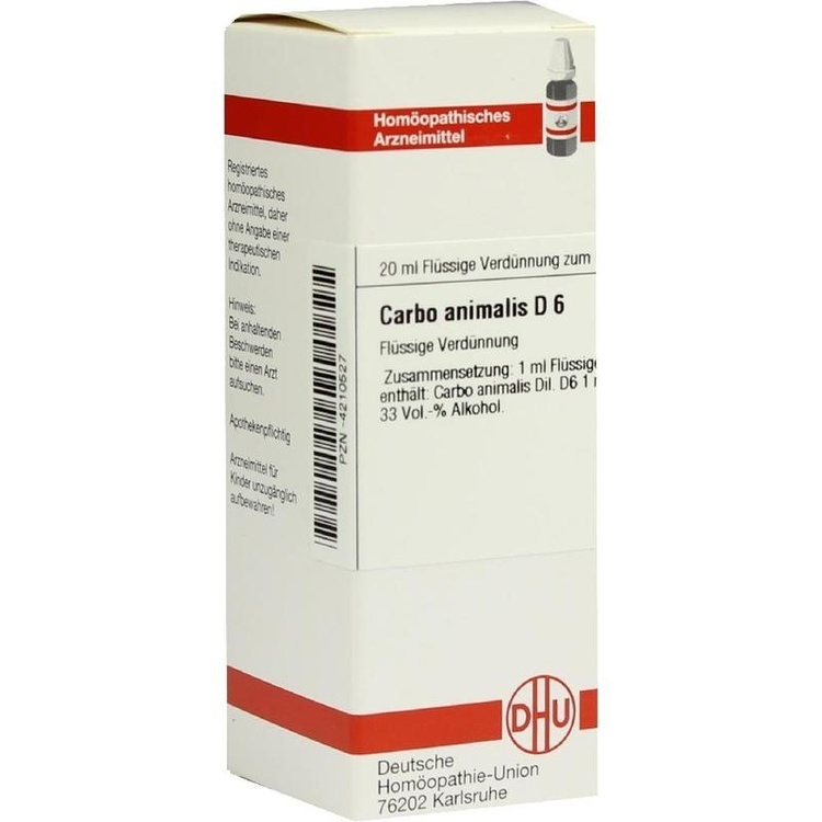 CARBO ANIMALIS D 6 Dilution 20 ml