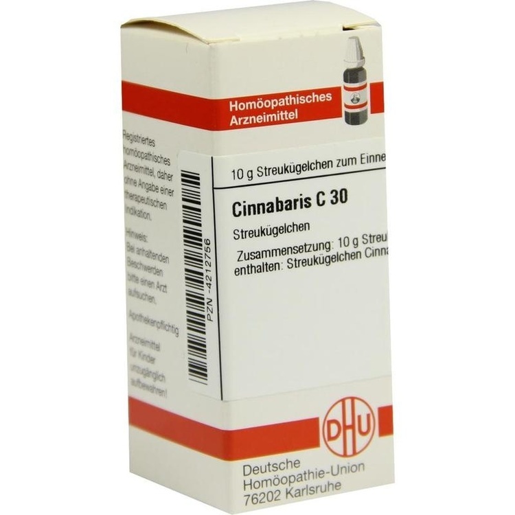 CINNABARIS C 30 Globuli 10 g