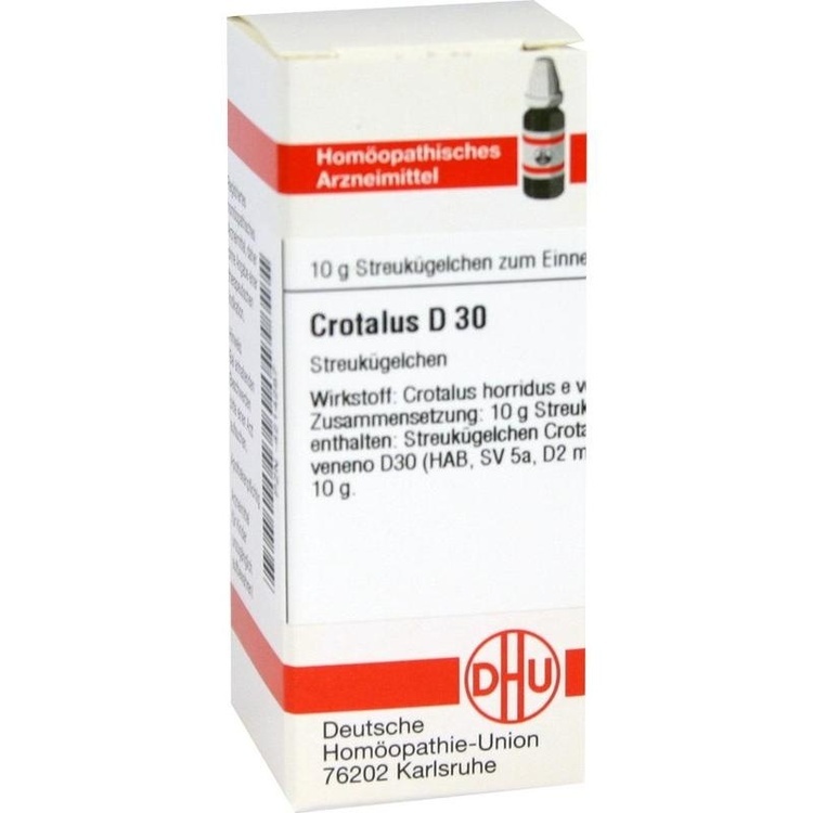 CROTALUS D 30 Globuli 10 g