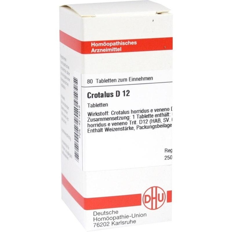 CROTALUS D 12 Tabletten 80 St