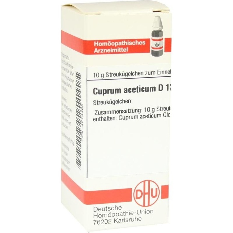 CUPRUM ACETICUM D 12 Globuli 10 g