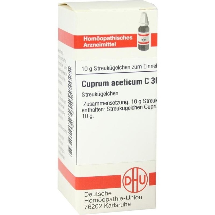 CUPRUM ACETICUM C 30 Globuli 10 g