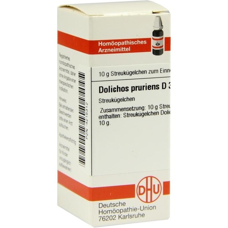 DOLICHOS PRURIENS D 3 Globuli 10 g