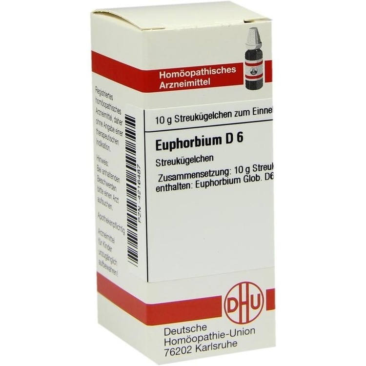 EUPHORBIUM D 6 Globuli 10 g