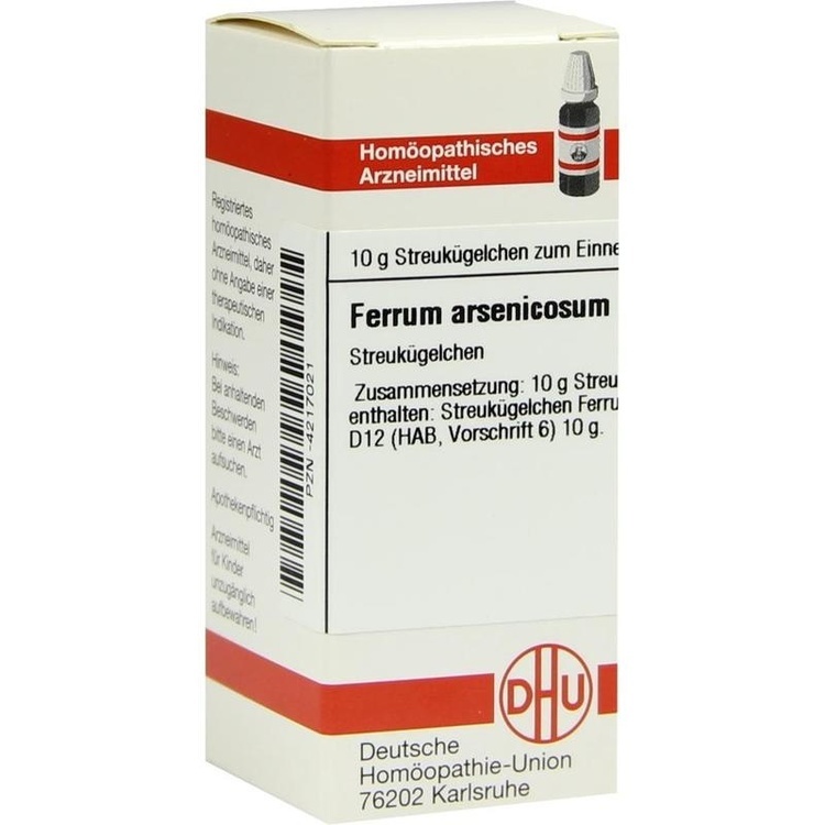 FERRUM ARSENICOSUM D 12 Globuli 10 g