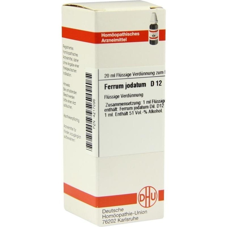 FERRUM JODATUM D 12 Dilution 20 ml