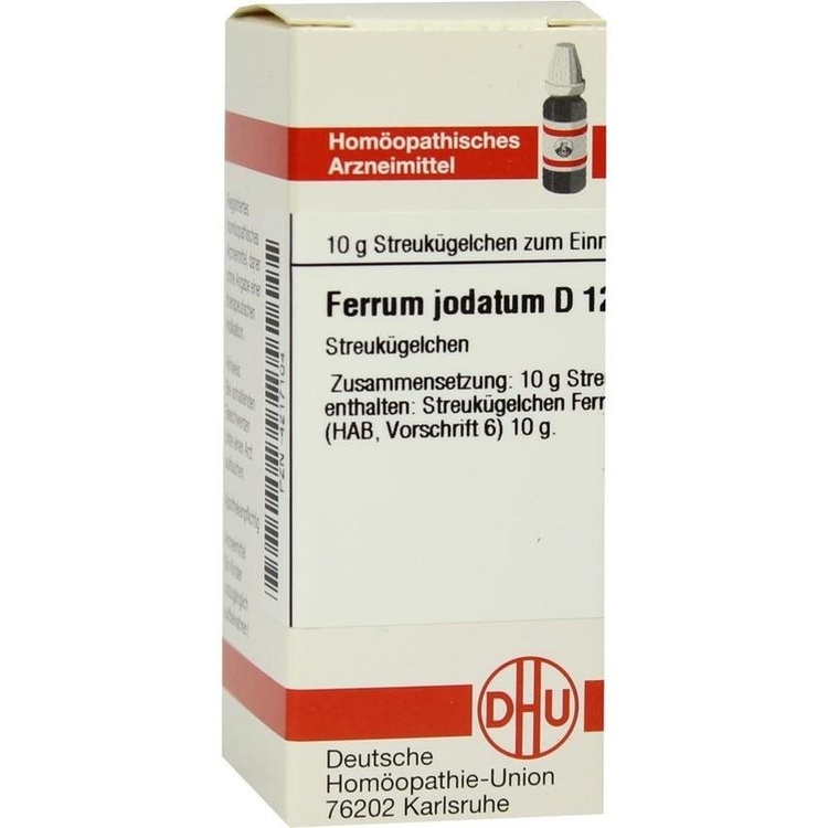 FERRUM JODATUM D 12 Globuli 10 g