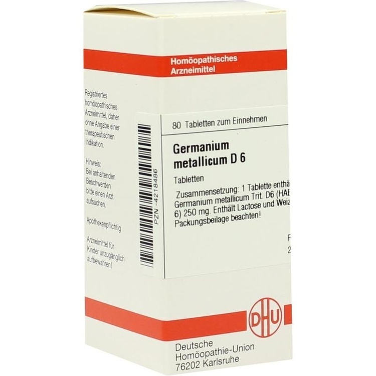 GERMANIUM METALLICUM D 6 Tabletten 80 St