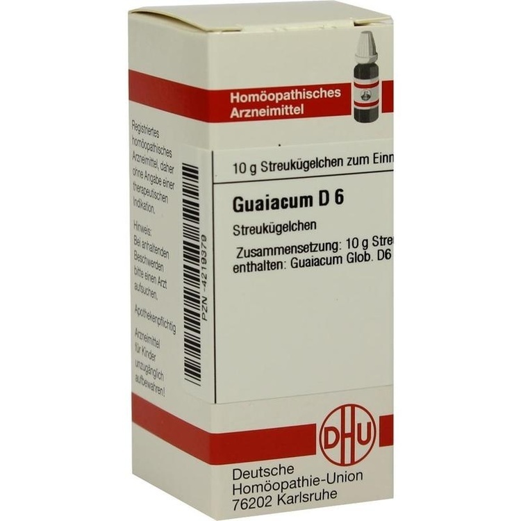 GUAIACUM D 6 Globuli 10 g