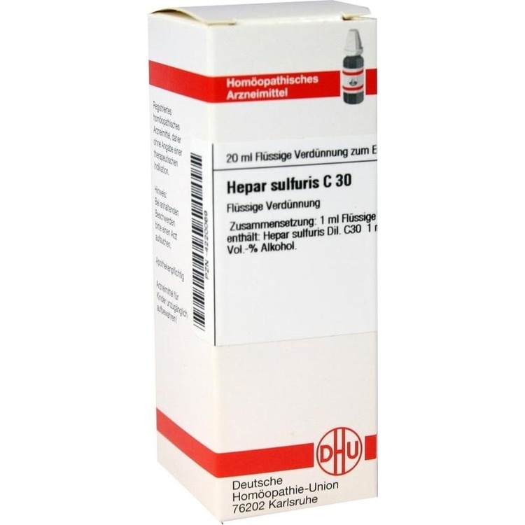 HEPAR SULFURIS C 30 Dilution 20 ml