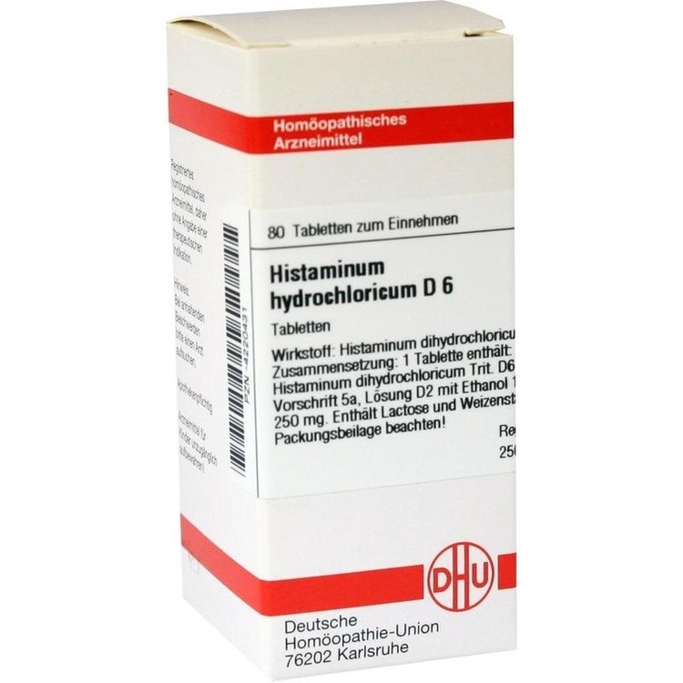 HISTAMINUM hydrochloricum D 6 Tabletten 80 St