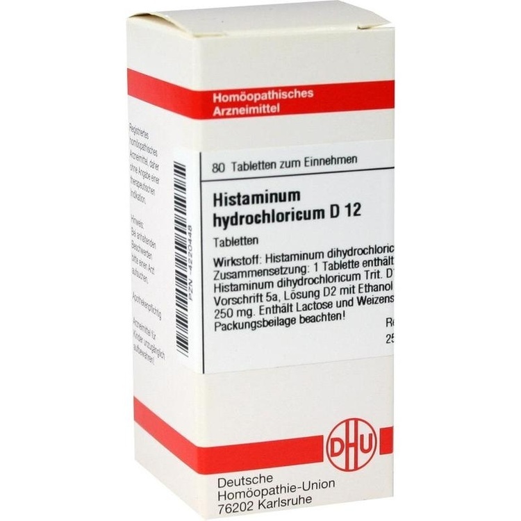 HISTAMINUM hydrochloricum D 12 Tabletten 80 St