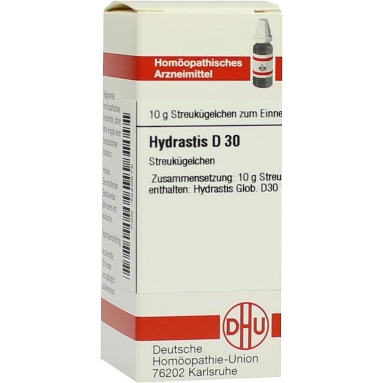 HYDRASTIS D 30 Globuli 10 g