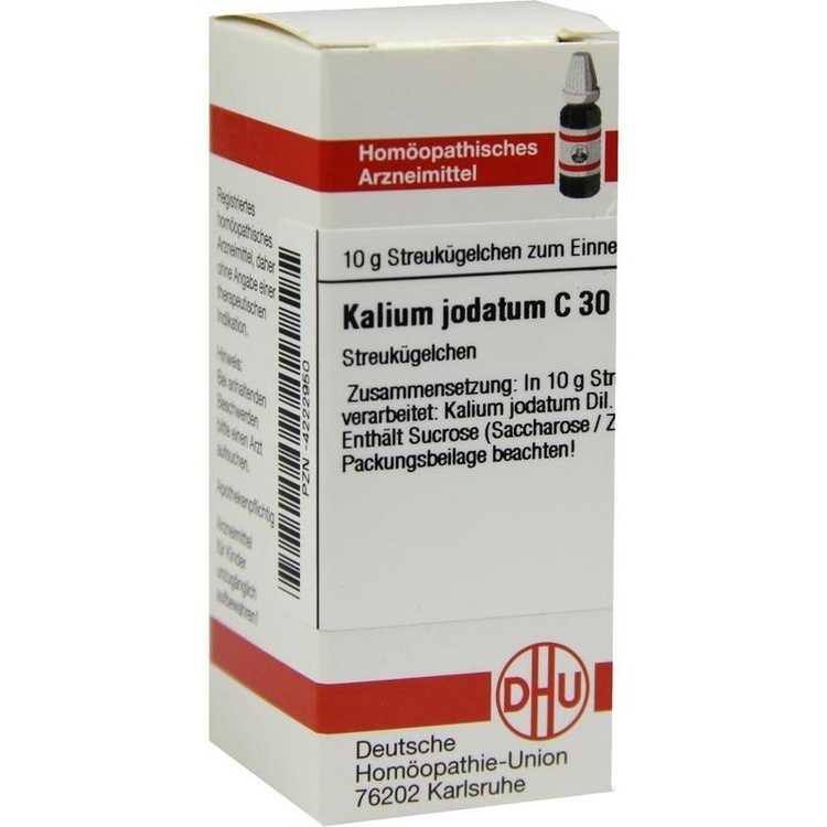 KALIUM JODATUM C 30 Globuli 10 g