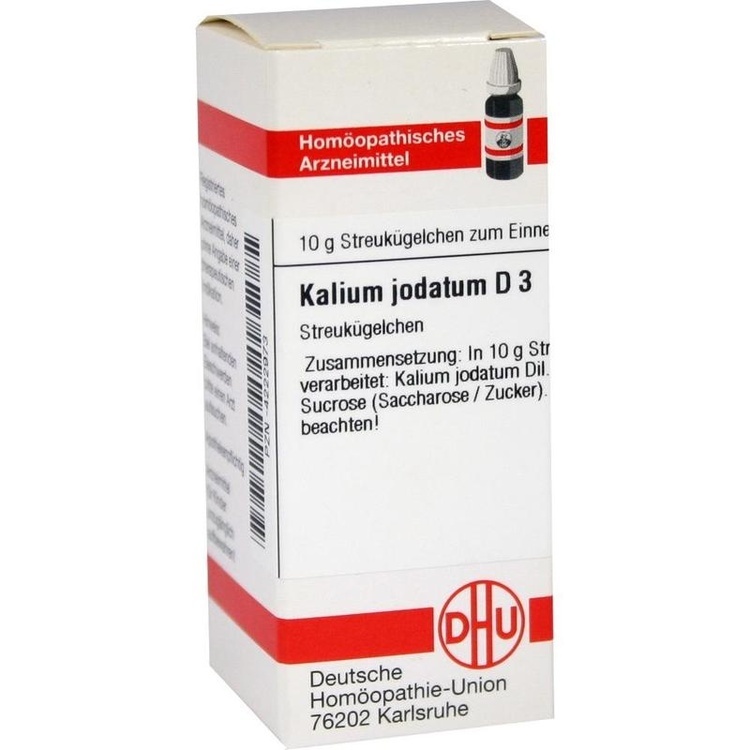 KALIUM JODATUM D 3 Globuli 10 g