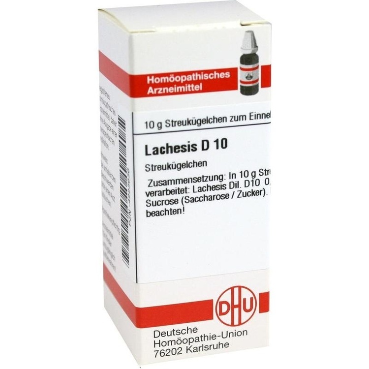 LACHESIS D 10 Globuli 10 g