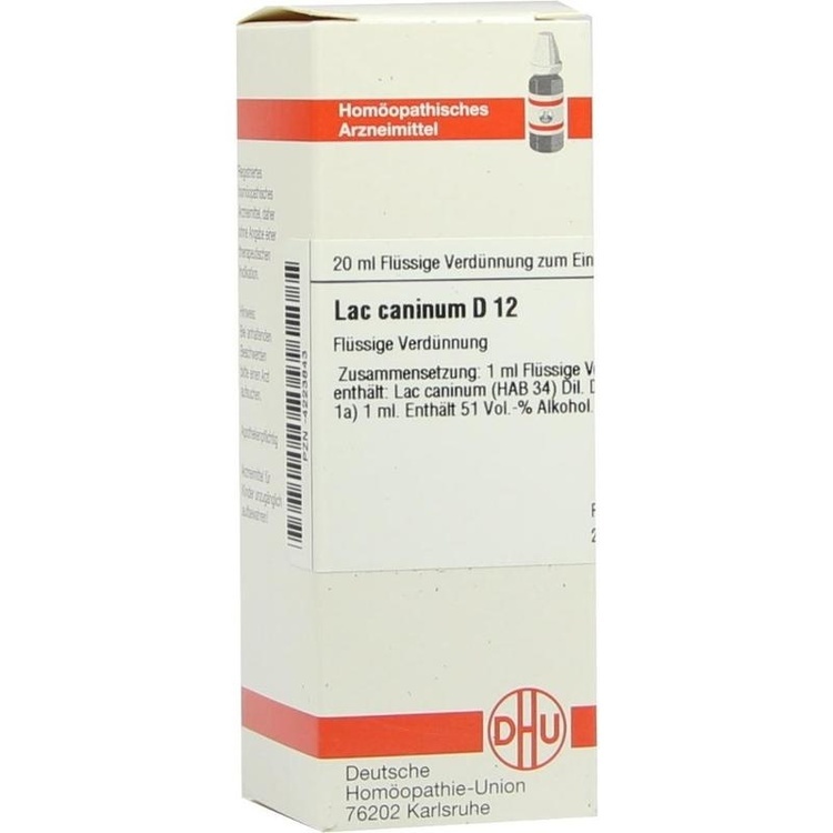 LAC CANINUM D 12 Dilution 20 ml