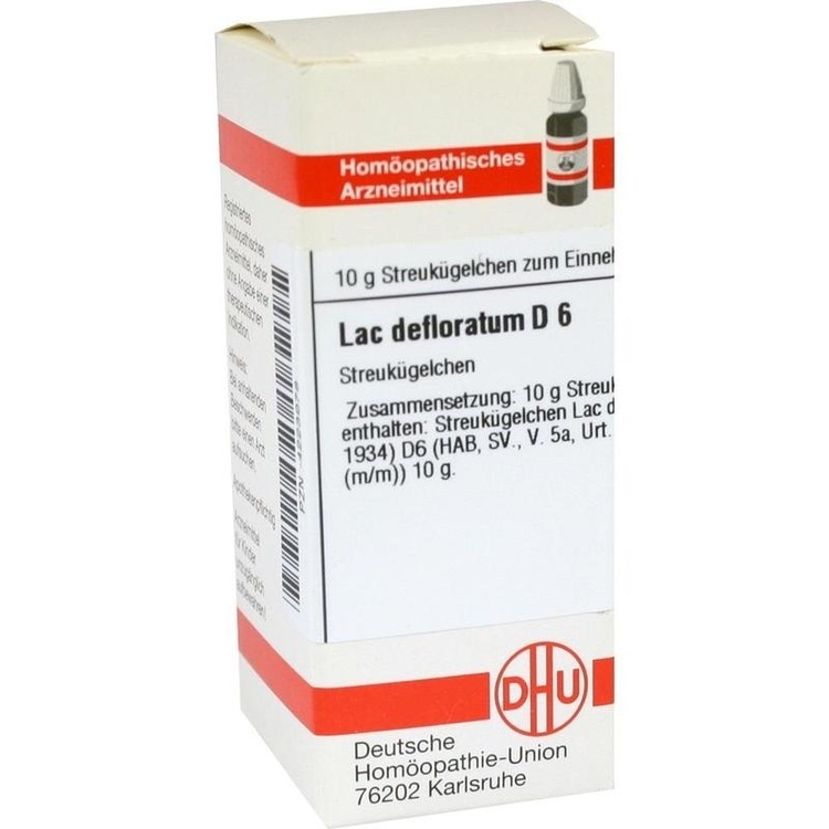 LAC DEFLORATUM D 6 Globuli 10 g