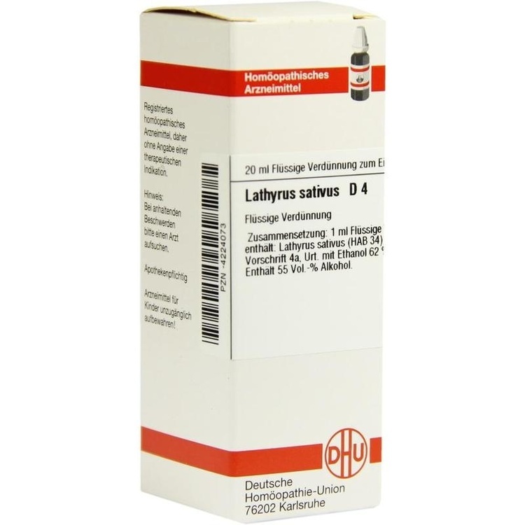 LATHYRUS SATIVUS D 4 Dilution 20 ml