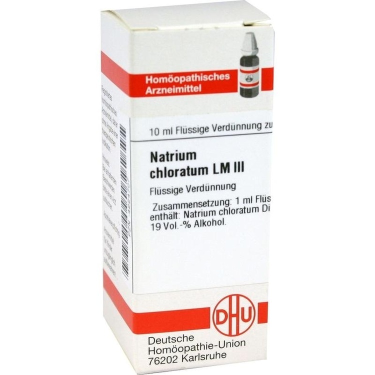 NATRIUM CHLORATUM LM III Dilution 10 ml