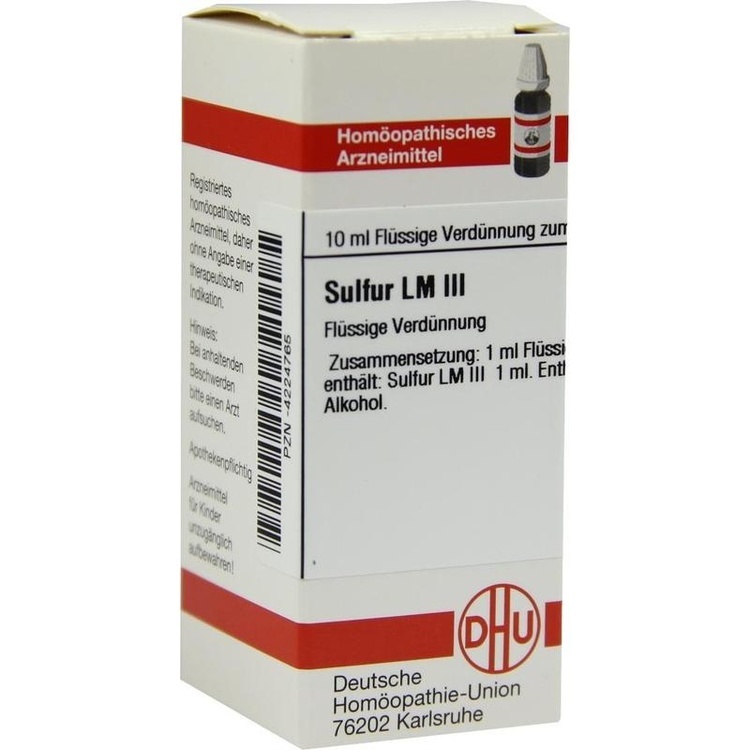 SULFUR LM III Dilution 10 ml