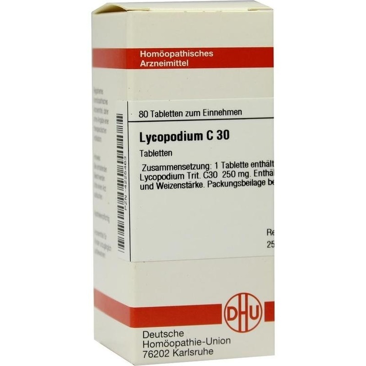 LYCOPODIUM C 30 Tabletten 80 St