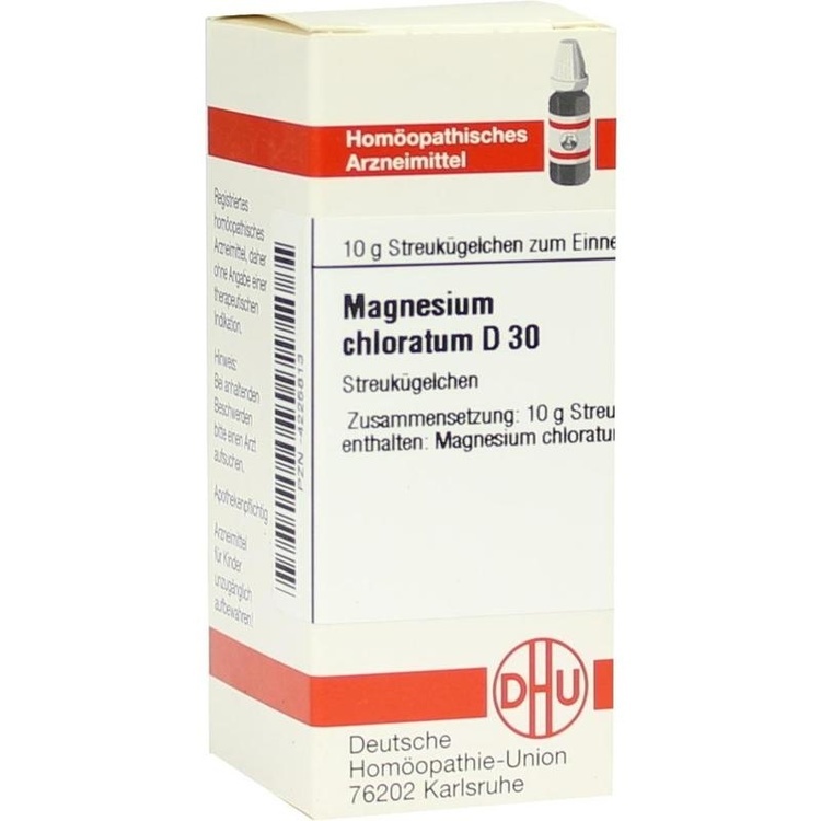 MAGNESIUM CHLORATUM D 30 Globuli 10 g