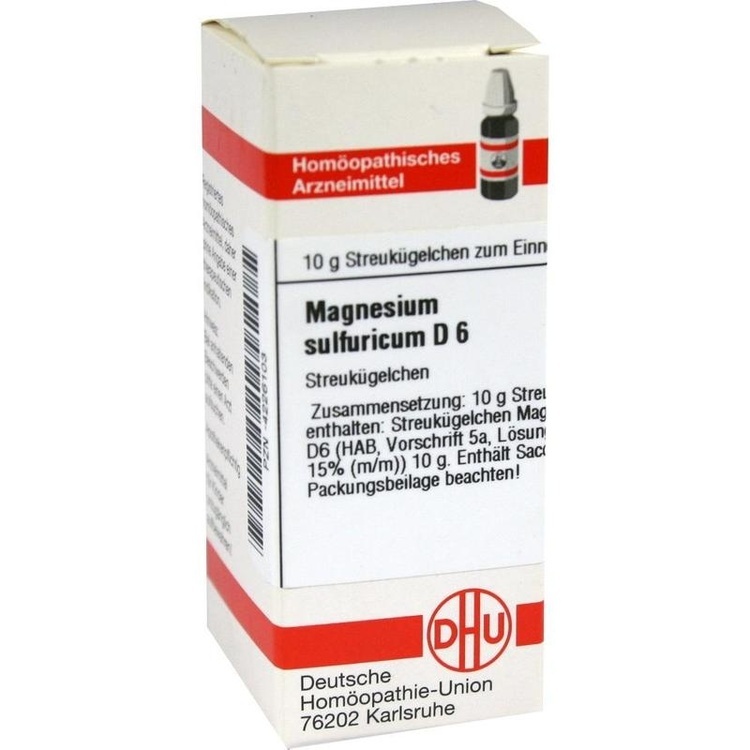 MAGNESIUM SULFURICUM D 6 Globuli 10 g