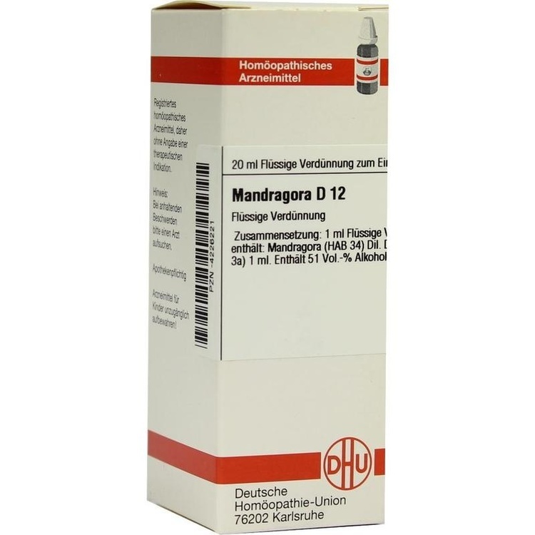 MANDRAGORA D 12 Dilution 20 ml